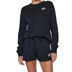 Nike Sportswear Club Fleece Crew Neck Sweatshirt Black